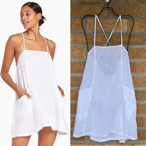 Vitamin A NOLA MINI DRESS, WHITE XS